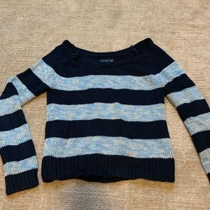 Blue Striped AE Sweater